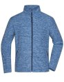 Heren Fleece vest Daiber JN770 Blue Melange-Navy